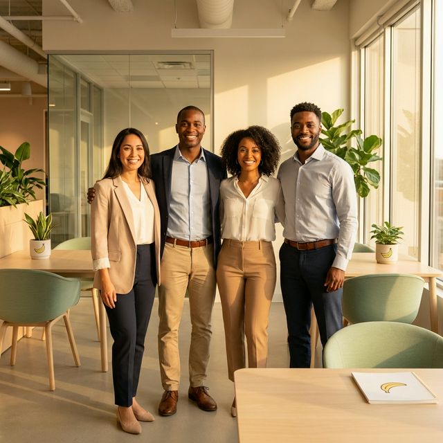 A confident team of professional workplace coaches ready to help you thrive